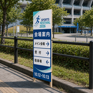 会場案内看板